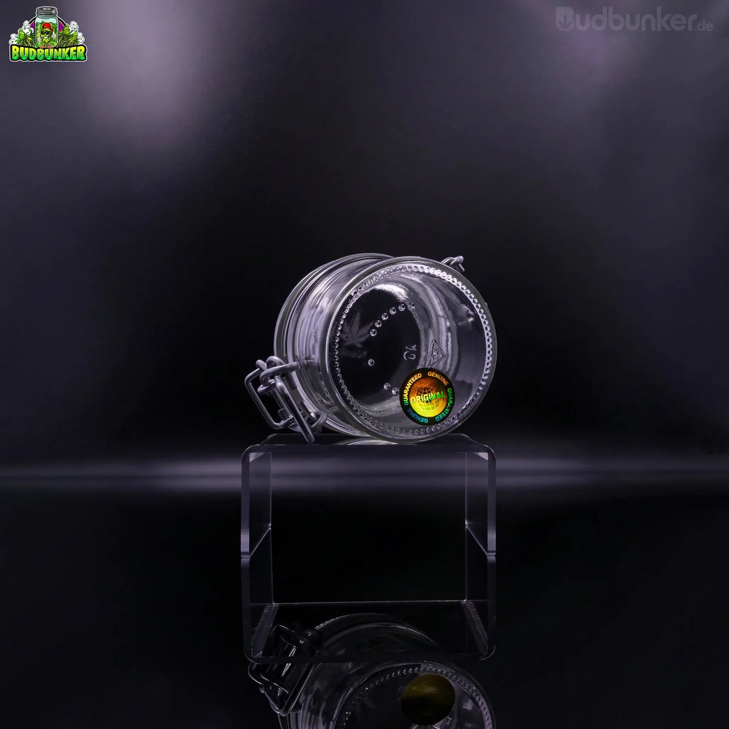 BudBunker Lil Sister: Vorratsglas mit Gravur