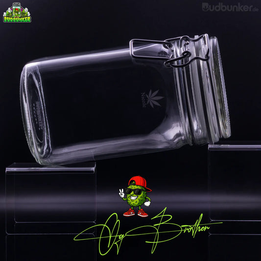 BudBunker Bud & Blood Bundle: 2 Vorratsgläser + Hygrometer