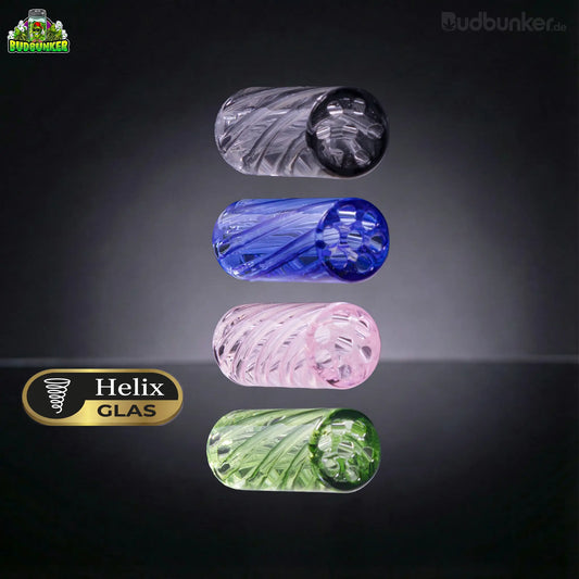 BUDBUNKER Glas Tip Ø 12 mm – 4 Farben