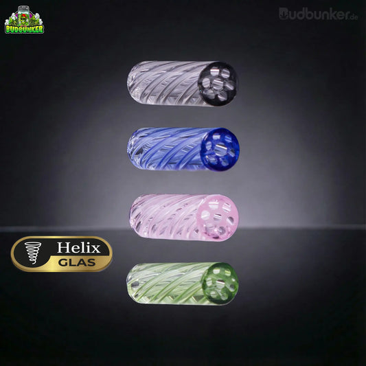 BUDBUNKER Glas Tip Ø 8 mm – 4 Farben