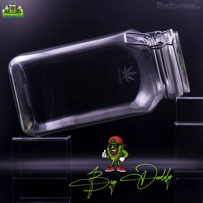 BudBunker Big Daddy Vorratsglas + Bluetooth-Hygrometer