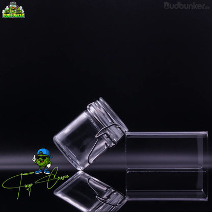 BudBunker Tiny Cousin: Mini Vorratsglas to go mit Gravur