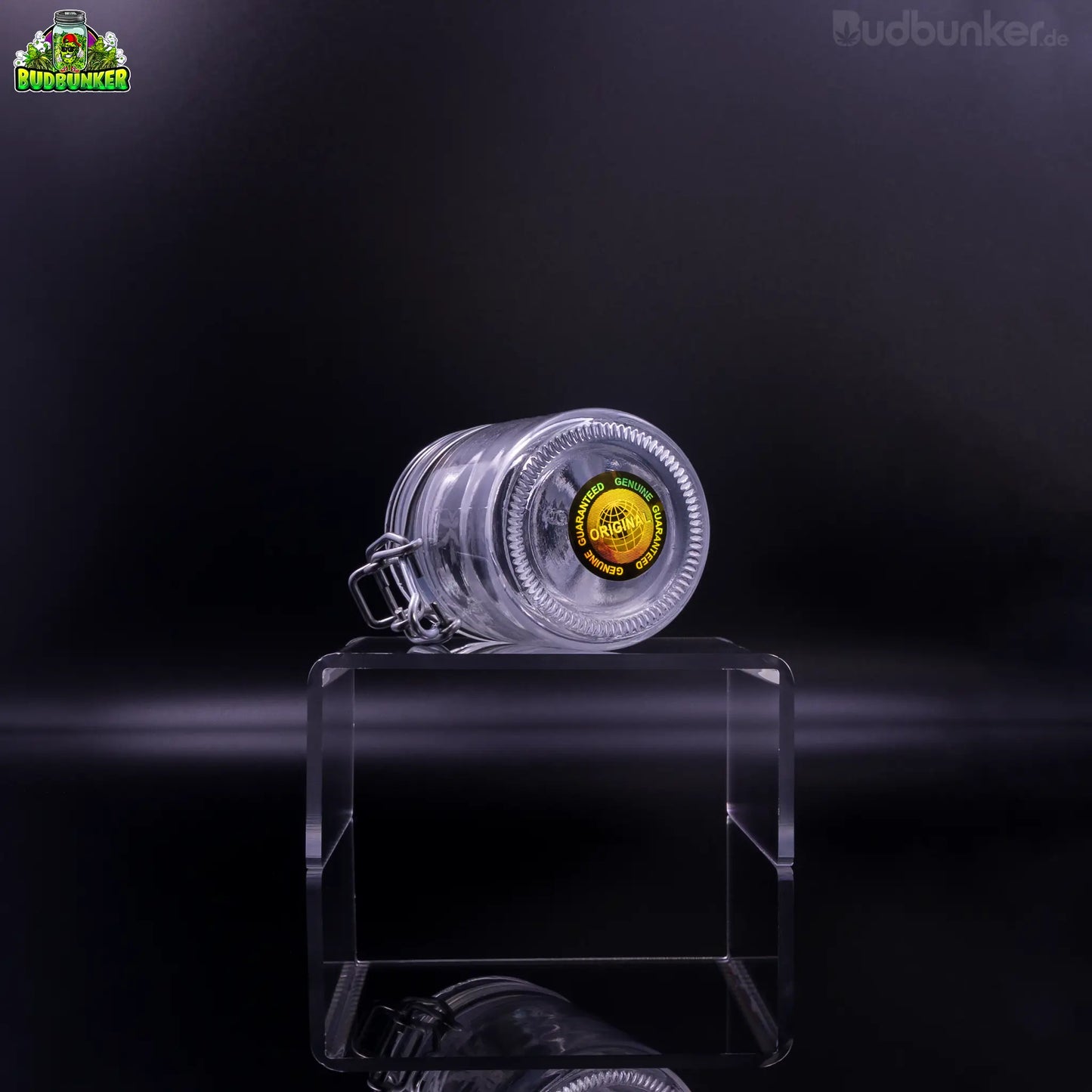 BudBunker Tiny Cousin: Mini Vorratsglas to go mit Gravur